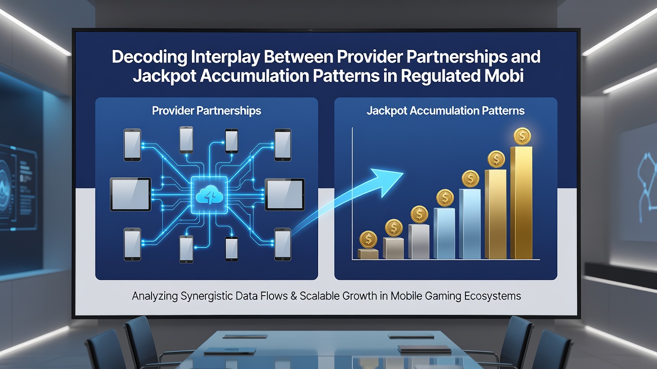 Darstellung von Jackpot-Akkumulationsmustern und mobilen Partnerschaftsnetzwerken
