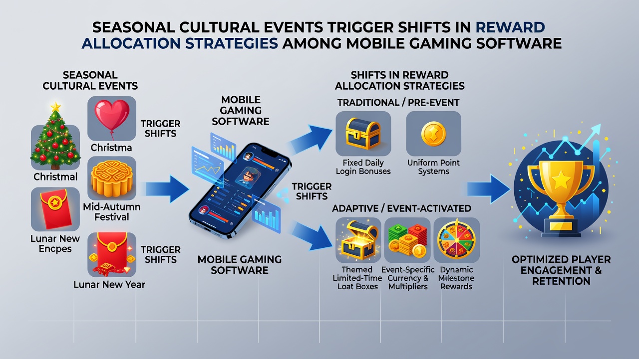 Mobile Gaming-Entwickler bewerten Belohnungszuteilungen während kultureller Saisonereignisse