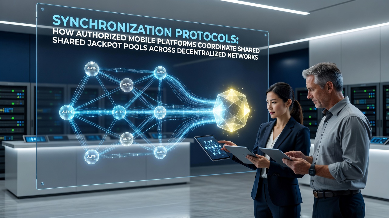 Visualisierung der Echtzeit-Synchronisation zwischen mobilen Plattformen und Jackpot-Pools verschiedener Entwickler